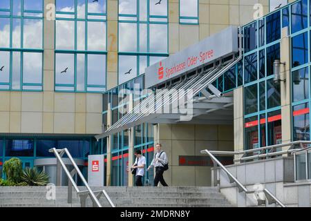 Hauptsitz, Sparkasse oder-Spree, Franz-Mehring-Straße, Frankfurt an der oder, Brandenburg, Deutschland Stockfoto