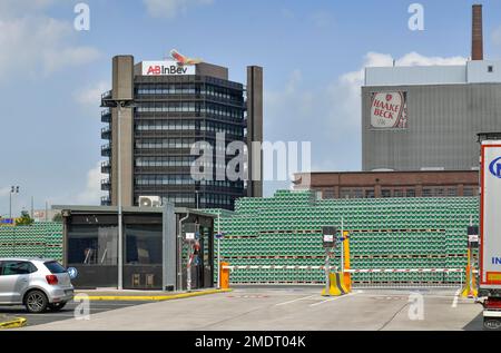 Becks Beer Brewery, Anheuser Bush InBev, Bremen, Deutschland Stockfoto