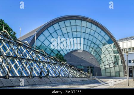 Stadthalle, Willy-Brandt-Platz, Bielefeld, Nordrhein-Westfalen, Deutschland Stockfoto