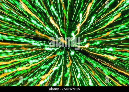 Abstrakt verschwommener, farbenfroher psychedelischer Hintergrund. Stockfoto