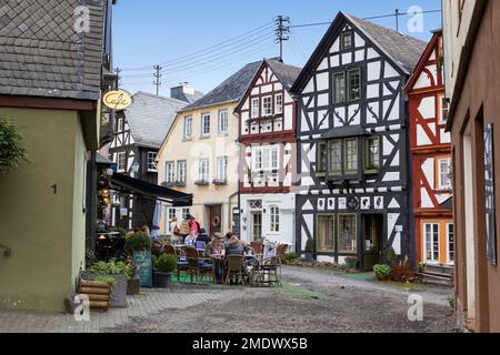 Altstadt, Friedrichstraße, Hachenburg, Westerwaldkreis in Rheinland-Pfalz Stockfoto