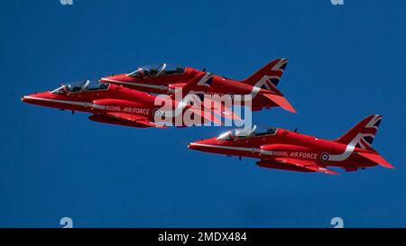 Rote Pfeile Fairford Riat Stockfoto