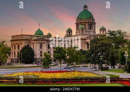 Parlamentsgebäude in Belgrad, Serbien Stockfoto