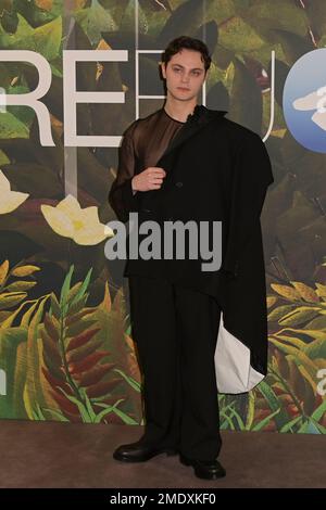 Rom, Italien. 23. Januar 2023. Alessandro Orrey besucht den Fototermin von Rai Fiction „Mare fuori“ im Rai Center Viale Mazzini. Kredit: SOPA Images Limited/Alamy Live News Stockfoto