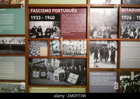 Aljube Museum Resistance and Freedom (ehemaliges politisches Gefängnis während der Diktatur von Salazar), Lissabon, Portugal Stockfoto