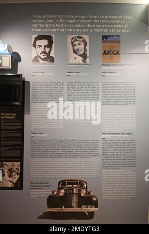 Aljube Museum Resistance and Freedom (ehemaliges politisches Gefängnis während der Diktatur von Salazar), Lissabon, Portugal Stockfoto