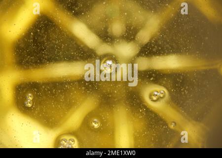 Detailaufnahme der Kochmünze, Draufsicht Stockfoto