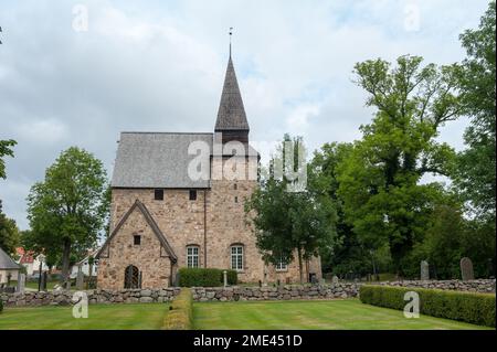 Kirche in Hossmo, Gemeinde Växjö, Kreis Kronoberg, Schweden Stockfoto