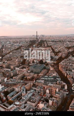 Frankreich, Ile-de-France, Paris, Stadtbild in der Dämmerung Stockfoto