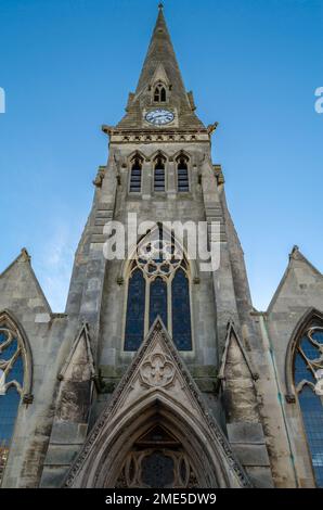 Details der Allerheiligen-Gemeinde Kirche in St. Ives, Cambridgeshire, Vereinigtes Königreich Stockfoto