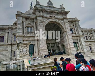 15.09.2021 kalkutta West bengal india, Außenansicht des victoria Memorial in kalkutta india Stockfoto