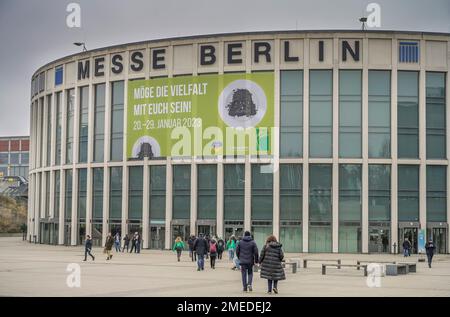 Eingang Messe Süd, Internationale Grüne Woche, Messegelände, Charlottenburg, Berlin, Deutschland Stockfoto