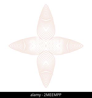 Wunderschöne Blumen dekorative Verzierungen. Element für Konstruktion. Stockfoto