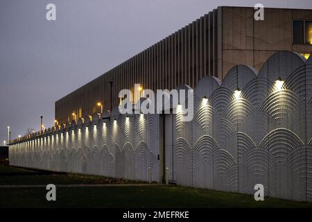 BADHOEVEDORP - Außenansicht des Gerichtskomplexes Schiphol. ANP RAMON VAN FLYMEN niederlande raus - belgien raus Stockfoto