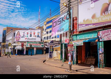 Kumasi, Ghana - 6. April 2022: Afrikanisches Zentrum in Kumasi Stockfoto