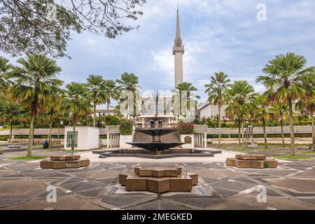 Nationale Moschee von Malaysia in Kuala Lumpur, Malaysia Stockfoto