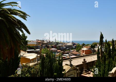 Valparaiso Cementerio No2 Chile südamerika Friedhof Stockfoto