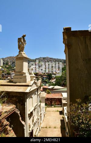 Valparaiso Cementerio No2 Chile südamerika Friedhof Stockfoto