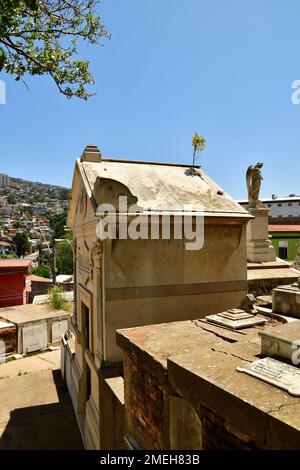 Valparaiso Cementerio No2 Chile südamerika Friedhof Stockfoto