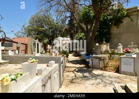 Valparaiso Cementerio No2 Chile südamerika Friedhof Stockfoto