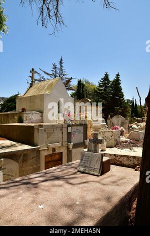 Valparaiso Cementerio No2 Chile südamerika Friedhof Stockfoto