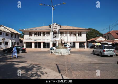 Oldtimer-Haus in Banjul, Gambia, Westafrika Stockfoto