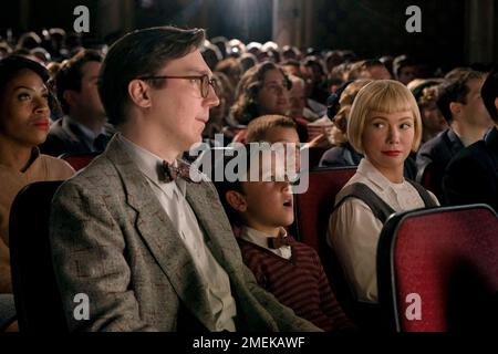 Die Fabelmans Paul Dano, Mateo Zoryan & Michelle Williams Stockfoto