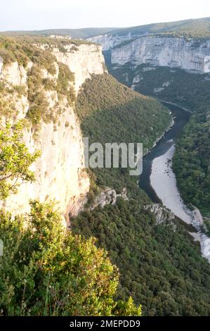 Frankreich, Fluss Ardeche, Schlucht von l'Ardeche Stockfoto
