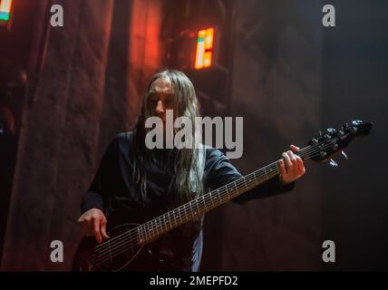 23. Januar 2023, Neapel, Kampanien, Italien: Dream Theater - The Top of the World Tour 2023, erstes Date in Neapel im Palapartenope Theater. (Kreditbild: © Giovanni Esposito/Pacific Press via ZUMA Press Wire) NUR REDAKTIONELLE VERWENDUNG! Nicht für den kommerziellen GEBRAUCH! Stockfoto