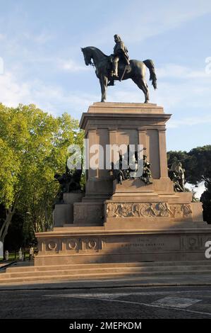 Italien, Latium, Rom, Trastevere, Janiculum Hill, Garibaidi-Denkmal Stockfoto