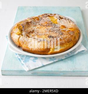 Apfel-Pfannkuchen Stockfoto