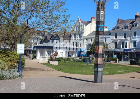 Llandudno ist eine Küstenstadt an der Küste von Nordwales Stockfoto