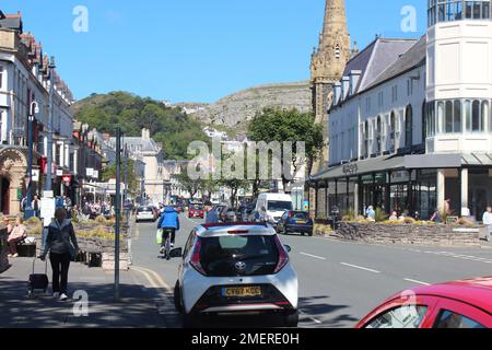 Llandudno ist eine Küstenstadt an der Küste von Nordwales Stockfoto