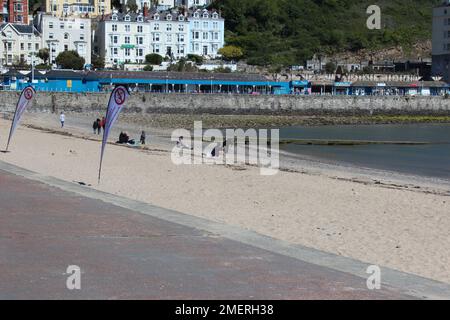 Llandudno ist eine Küstenstadt an der Küste von Nordwales Stockfoto