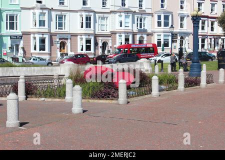 Llandudno ist eine Küstenstadt an der Küste von Nordwales Stockfoto