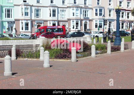 Llandudno ist eine Küstenstadt an der Küste von Nordwales Stockfoto