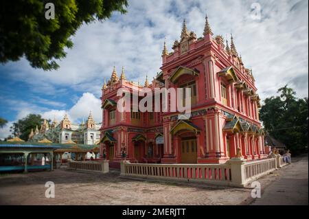 Myanmar, um Mandalay, Monywa, Thanbodhay Paya Stockfoto