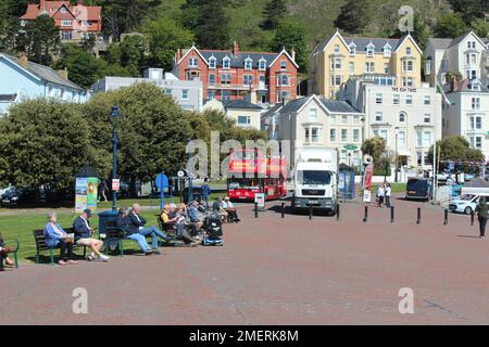 Llandudno ist eine Küstenstadt an der Küste von Nordwales Stockfoto