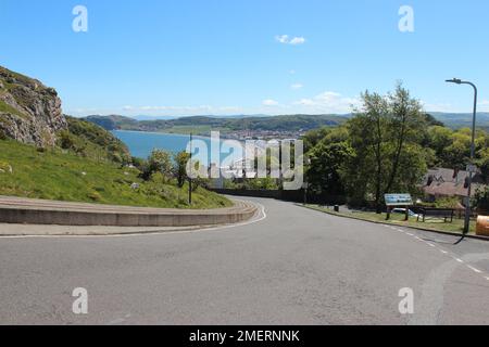 Llandudno ist eine Küstenstadt an der Küste von Nordwales Stockfoto