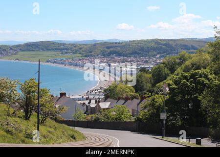 Llandudno ist eine Küstenstadt an der Küste von Nordwales Stockfoto