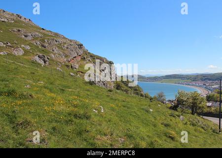 Llandudno ist eine Küstenstadt an der Küste von Nordwales Stockfoto