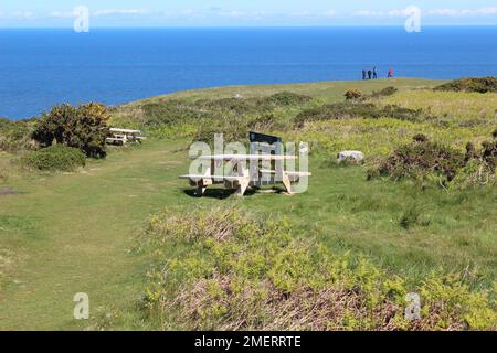Llandudno ist eine Küstenstadt an der Küste von Nordwales Stockfoto