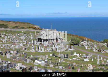 Llandudno ist eine Küstenstadt an der Küste von Nordwales Stockfoto