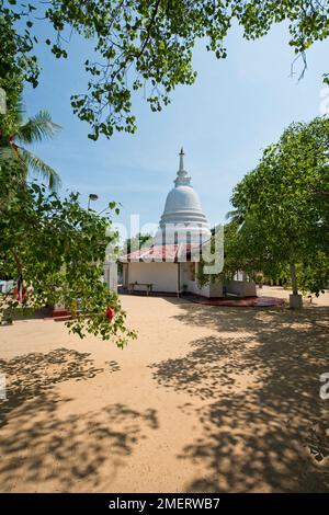 Baddegama Road, Gangarama Maha Vihara, Hikkaduwa, Südprovinz, Sri Lanka Stockfoto