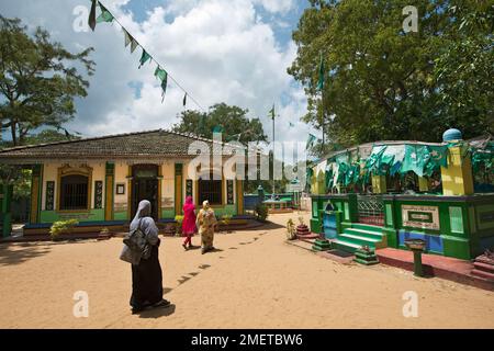 Kataragama, Provinz Uva, Sri Lanka, UL-Khizr-Moschee Stockfoto