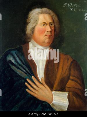 König Frederick William I. von Preußen Selbstporträt in Öl (1737) Stockfoto