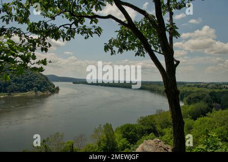 Chickies Rock in Lancaster County, Pennsylvania Stockfoto