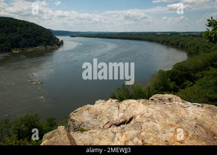 Chickies Rock in Lancaster County, Pennsylvania Stockfoto