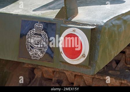 Centurion Mk 13, Insignia und Rückleuchte Stockfoto