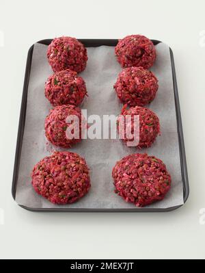 Linsenburger Stockfoto